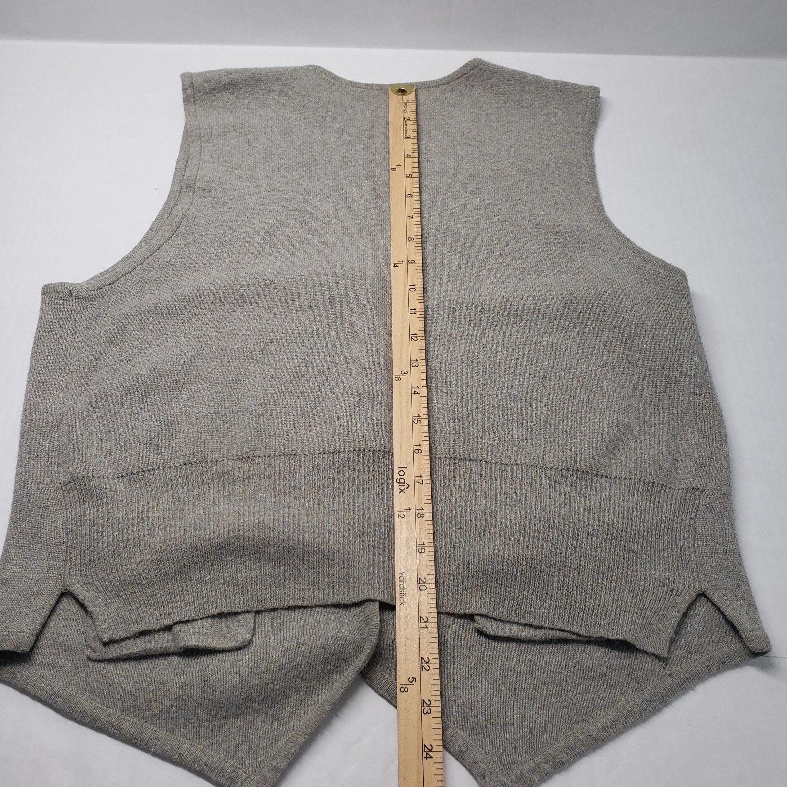 Esprit Vintage Esprit Sweater Vest Mens Medium Gray Sleeveless Size US M / EU 48-50 / 2 - 7 Thumbnail