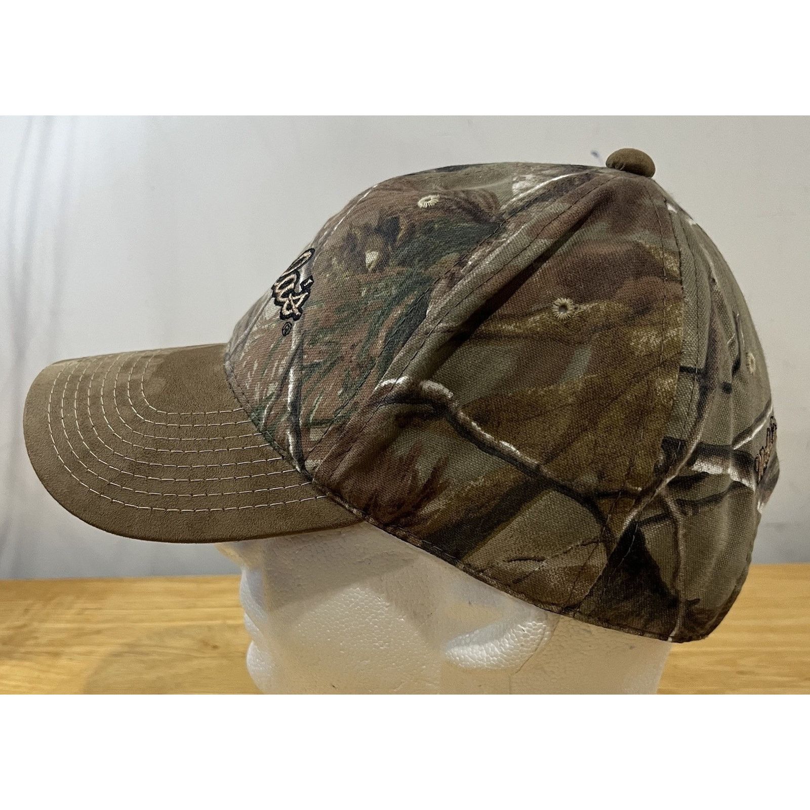 Cabelas Cabela’s Hunting Fishing Camo Cap Green Yellow Logo Size ONE SIZE - 3 Thumbnail
