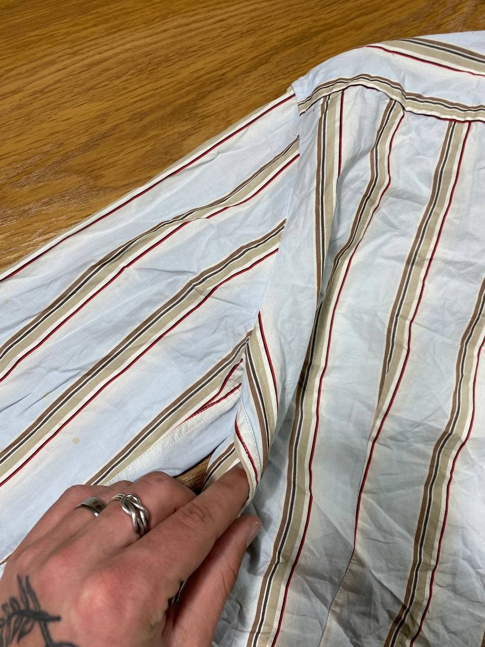Just Cavalli Just Cavalli Stripe Vintage pocket striped shirt vintage Size US XXL / EU 58 / 5 - 24 Thumbnail