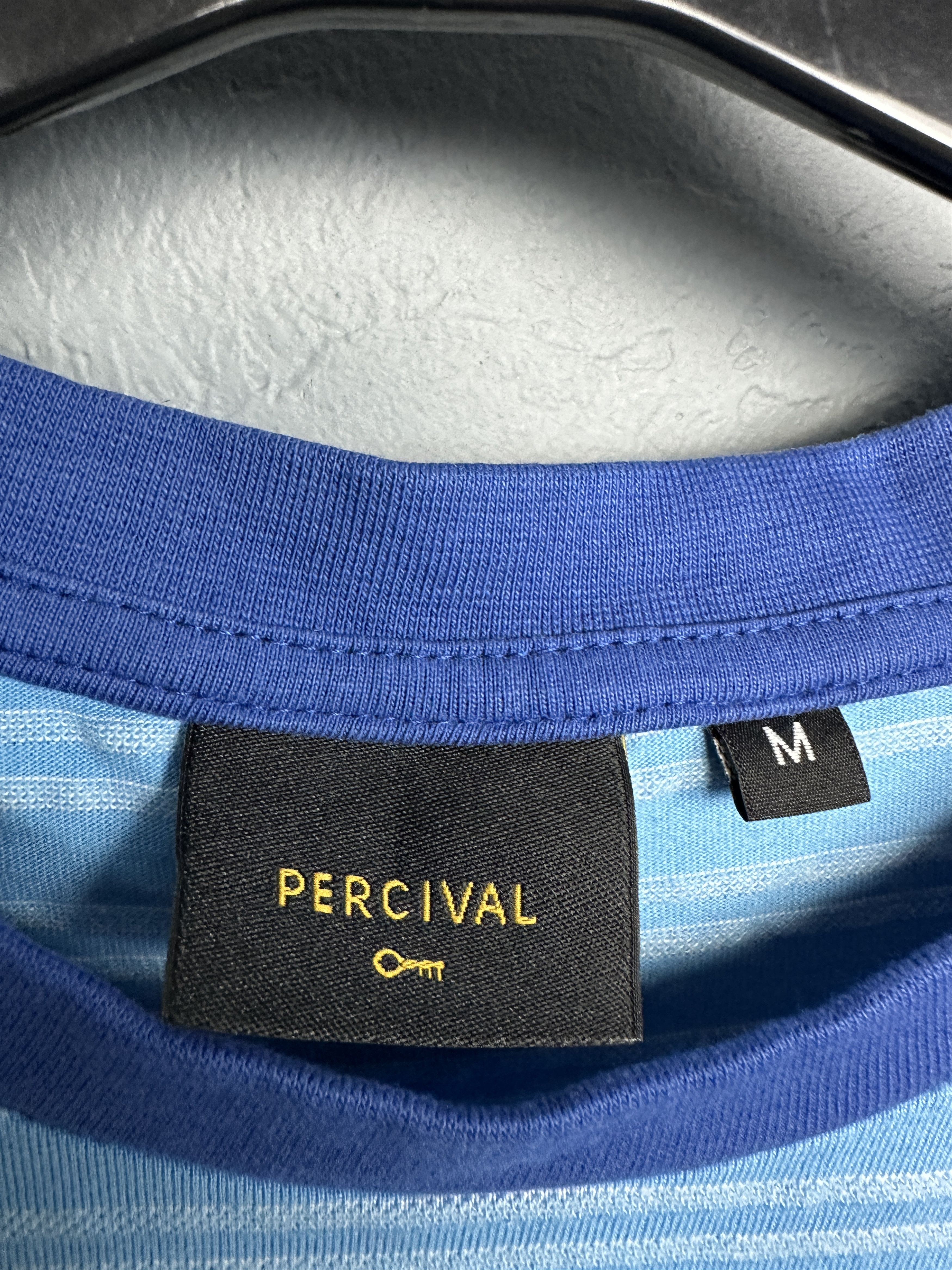 Percival Percival Mens Striped T-Shirt Tee Size US M / EU 48-50 / 2 - 3 Thumbnail