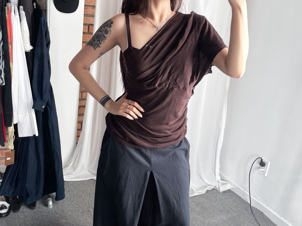 Journal Standard Double Standard Clothing Multi-Way Draped Batwing Knit Top Size ONE SIZE - 5 Thumbnail