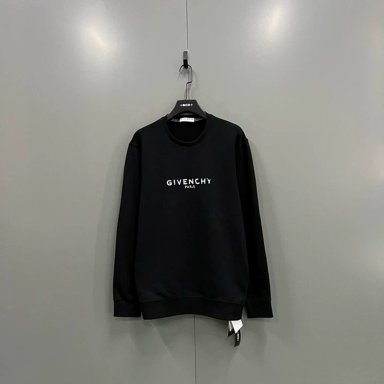 Givenchy Givenchy Black Print Logo Pullover Hoodie Size US M / EU 48-50 / 2 - 1 Thumbnail