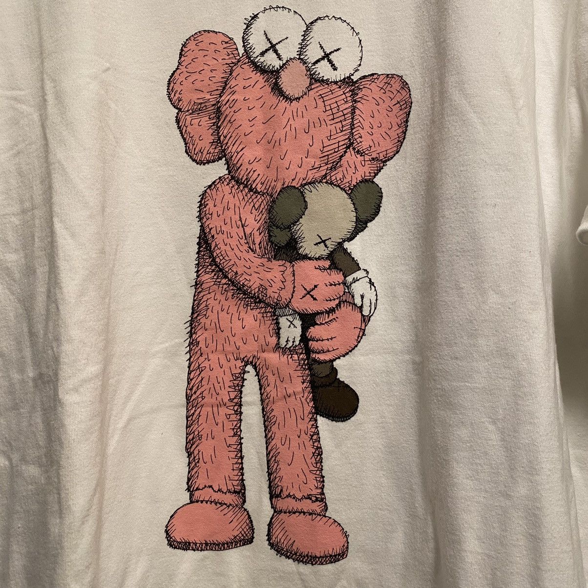 Kaws × Uniqlo Kaws X Uniqlo Pink BFF Tee White Size US XL / EU 56 / 4 - 4 Thumbnail