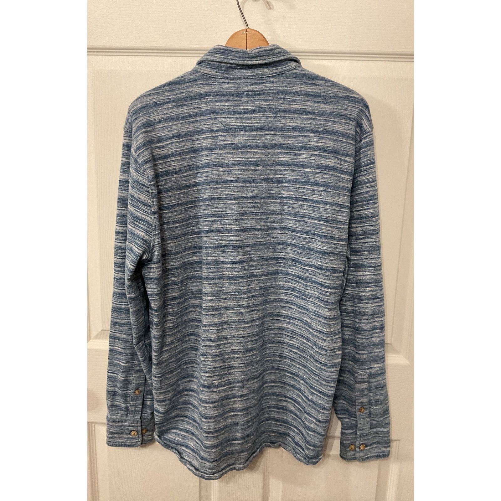 johnnie-O Johnnie-o Men's Peterman Heavy Cotton Shacket in Indigo, M Size US M / EU 48-50 / 2 - 11 Thumbnail
