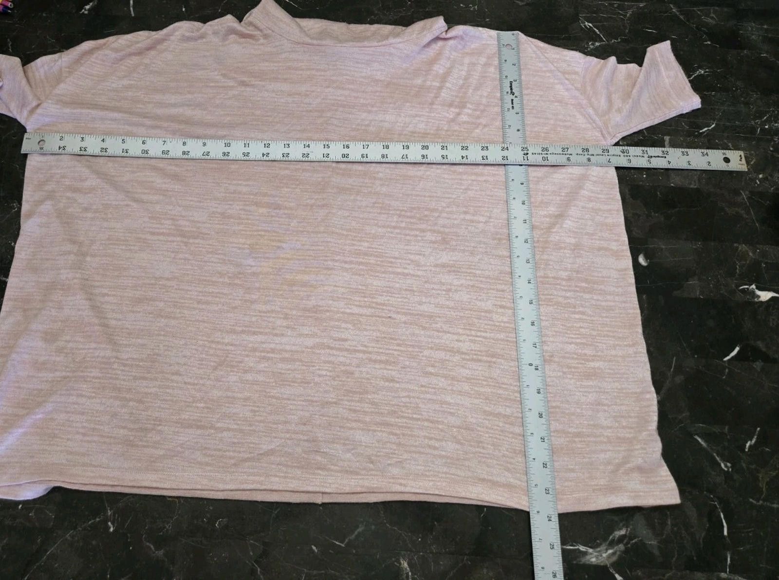 Ann Taylor Ann Taylor Factory Top Size L /XL Blush Pink Sweater Blouse Size L / US 10 / IT 46 - 9 Thumbnail