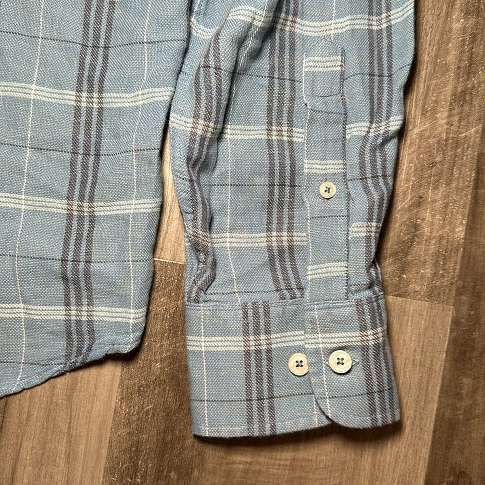 UNTUCKit UntuckIt Garzon Slim Fit Linen Blend Long Sleeve - 2XL Size US XXL / EU 58 / 5 - 4 Thumbnail