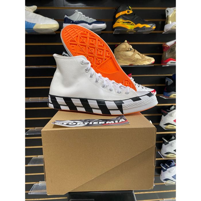 Off white converse grailed on sale