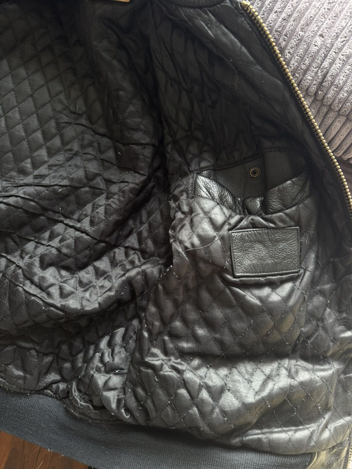 Thunderdome Rare 90s Thunderdome Leather Bomber Jacket Gabber Hardcore Size US XL / EU 56 / 4 - 23 Thumbnail