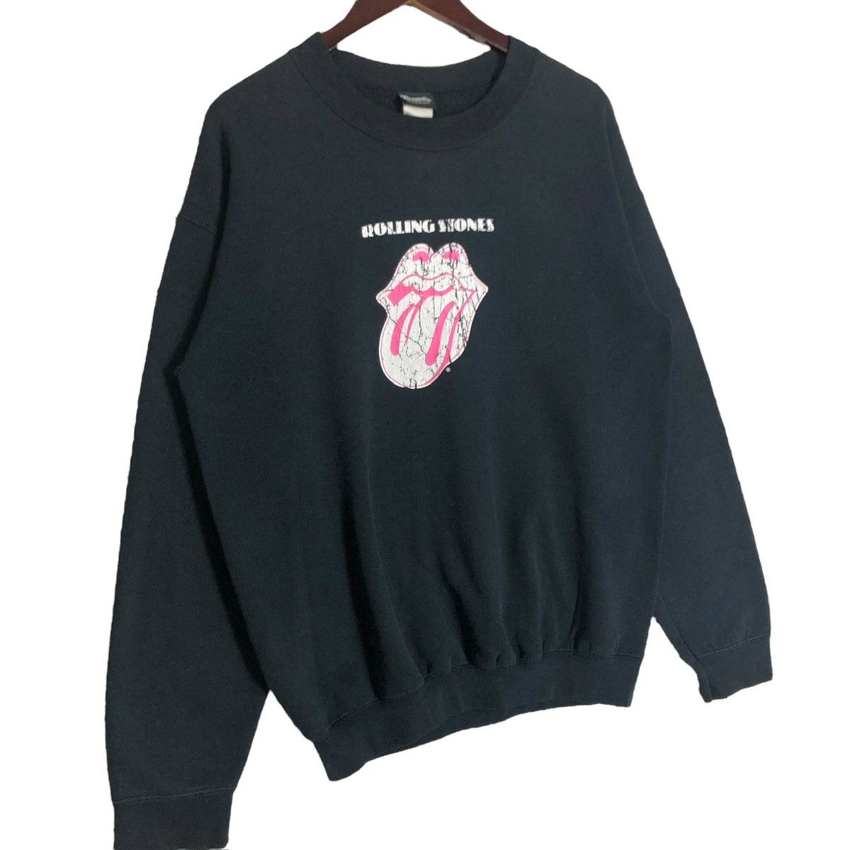 The Rolling Stones Vintage 90s Rolling Stone Dragonfly Sweatshirt: Big Logo Size US M / EU 48-50 / 2 - 2 Thumbnail