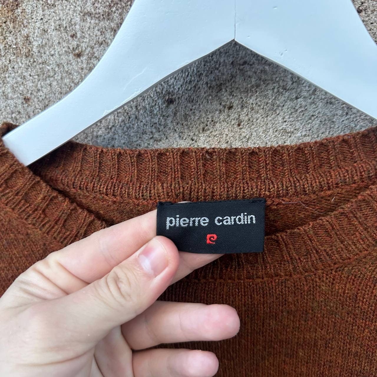 Pierre Cardin Vintage Pierre Cardin Man’s Knit Sweater Orange Sizs L Y2K Size US L / EU 52-54 / 3 - 6 Thumbnail