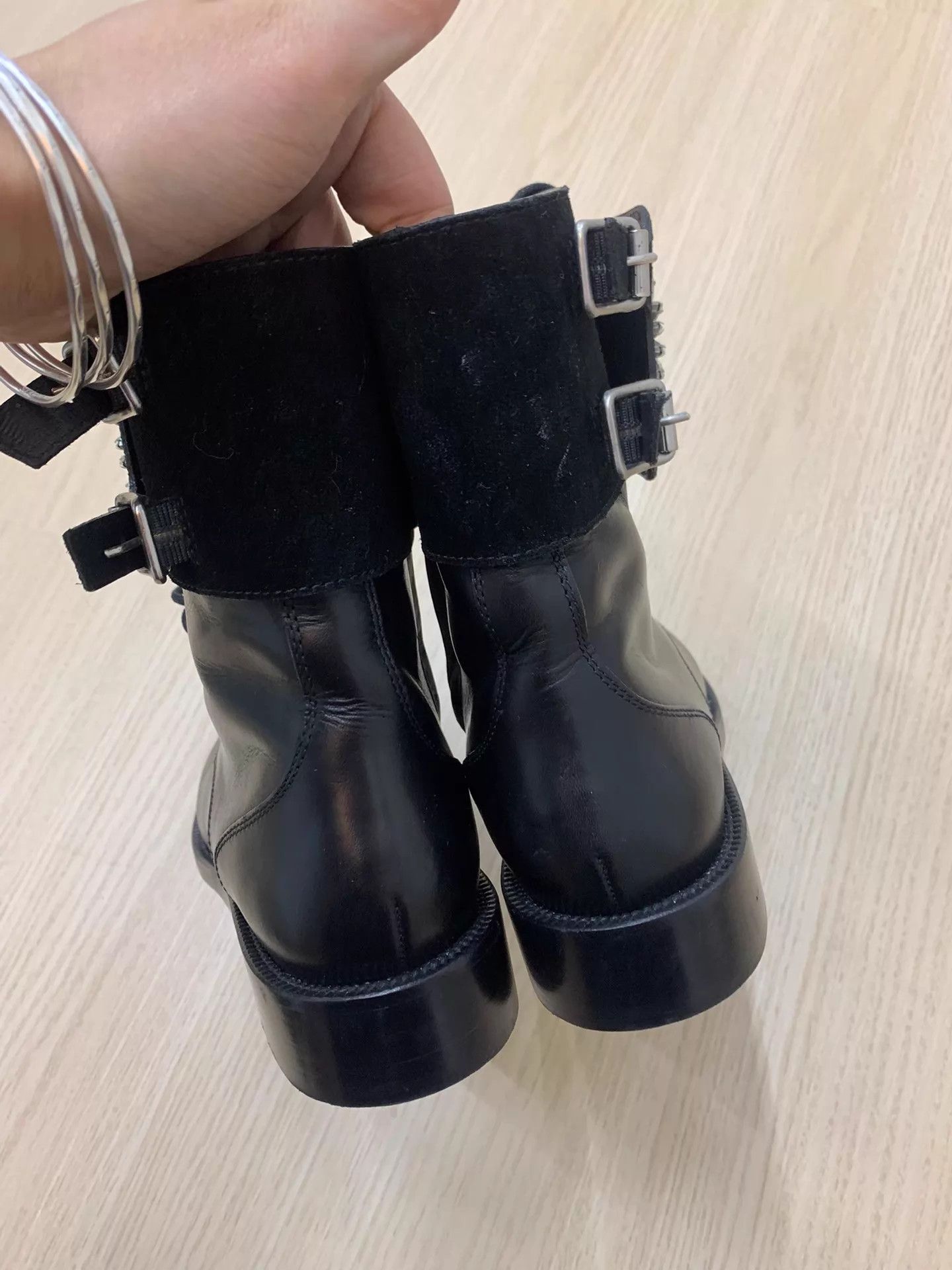 Rene Caovilla Rene Caovilla Black Rhinestone High-Top 36.5 Boots Size US 6 / IT 36 - 4 Thumbnail