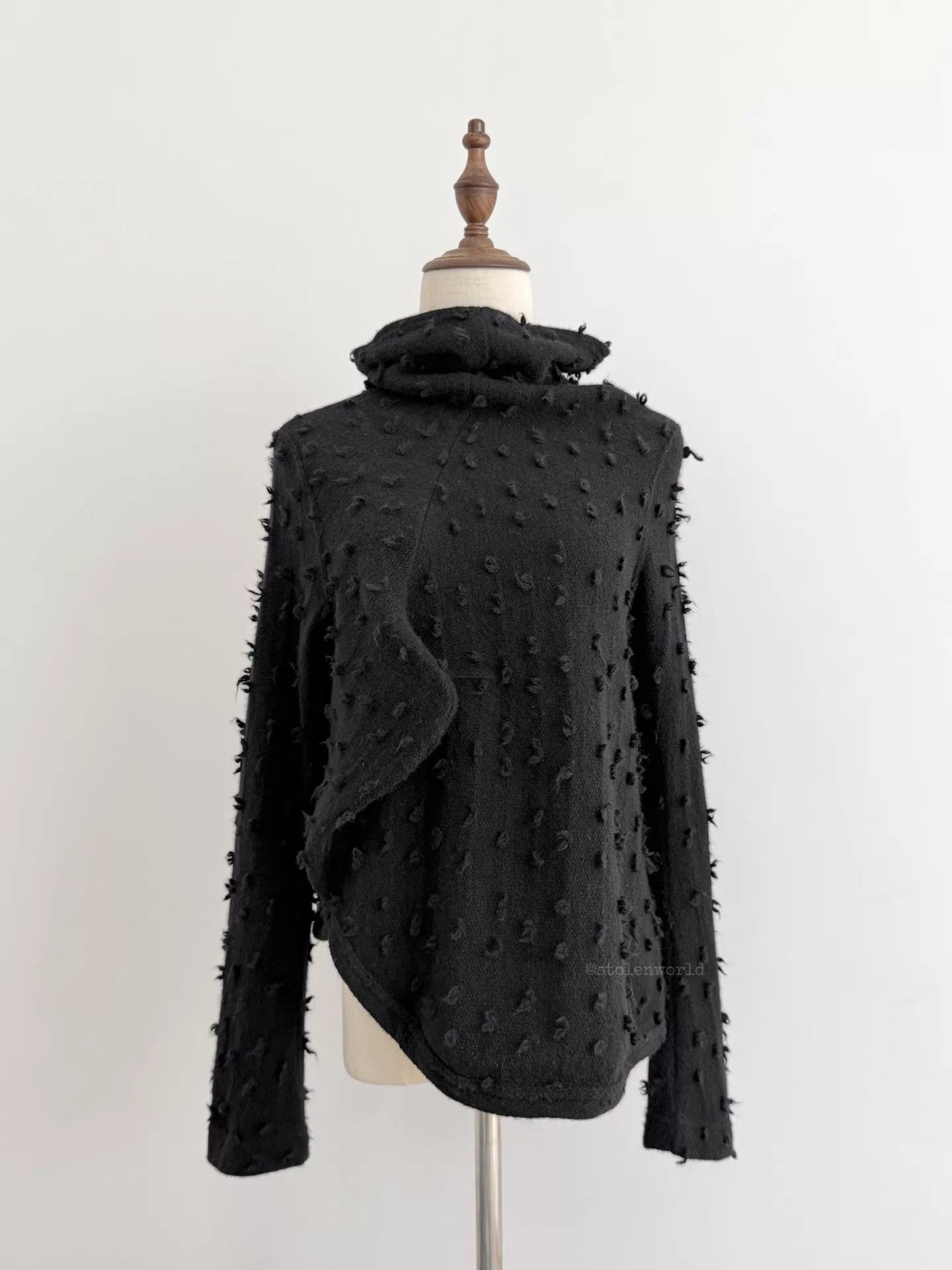 Comme des Garcons Comme des Garçons 2004 AW Wool Angora Decon Turtleneck Size ONE SIZE - 5 Thumbnail