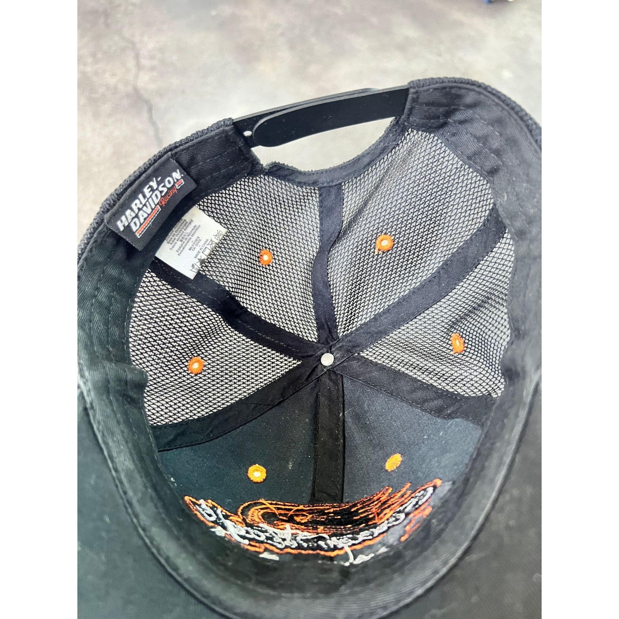 Harley Davidson × Vintage Vintage Y2K Screaming Eagle Harley Snapback Size ONE SIZE - 4 Thumbnail