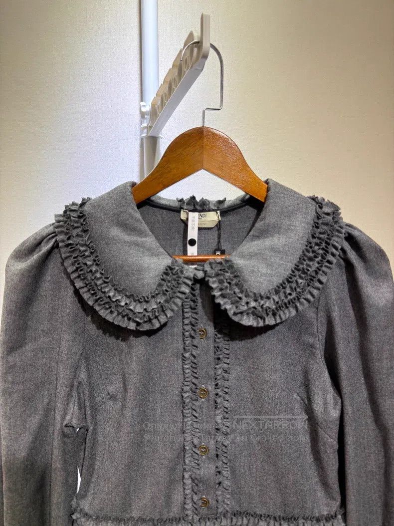 Fendi Fendi Ruffled woolen dress Size XS / US 0-2 / IT 36-38 - 5 Thumbnail