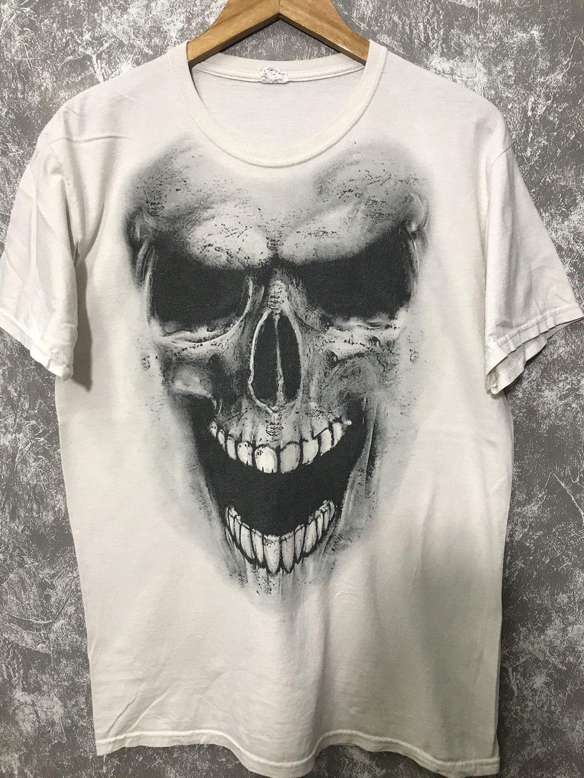 Affliction × Helix × Southpole MMA Elite Affliction Skull Y2K Graphic Tee Size US M / EU 48-50 / 2 - 1 Thumbnail