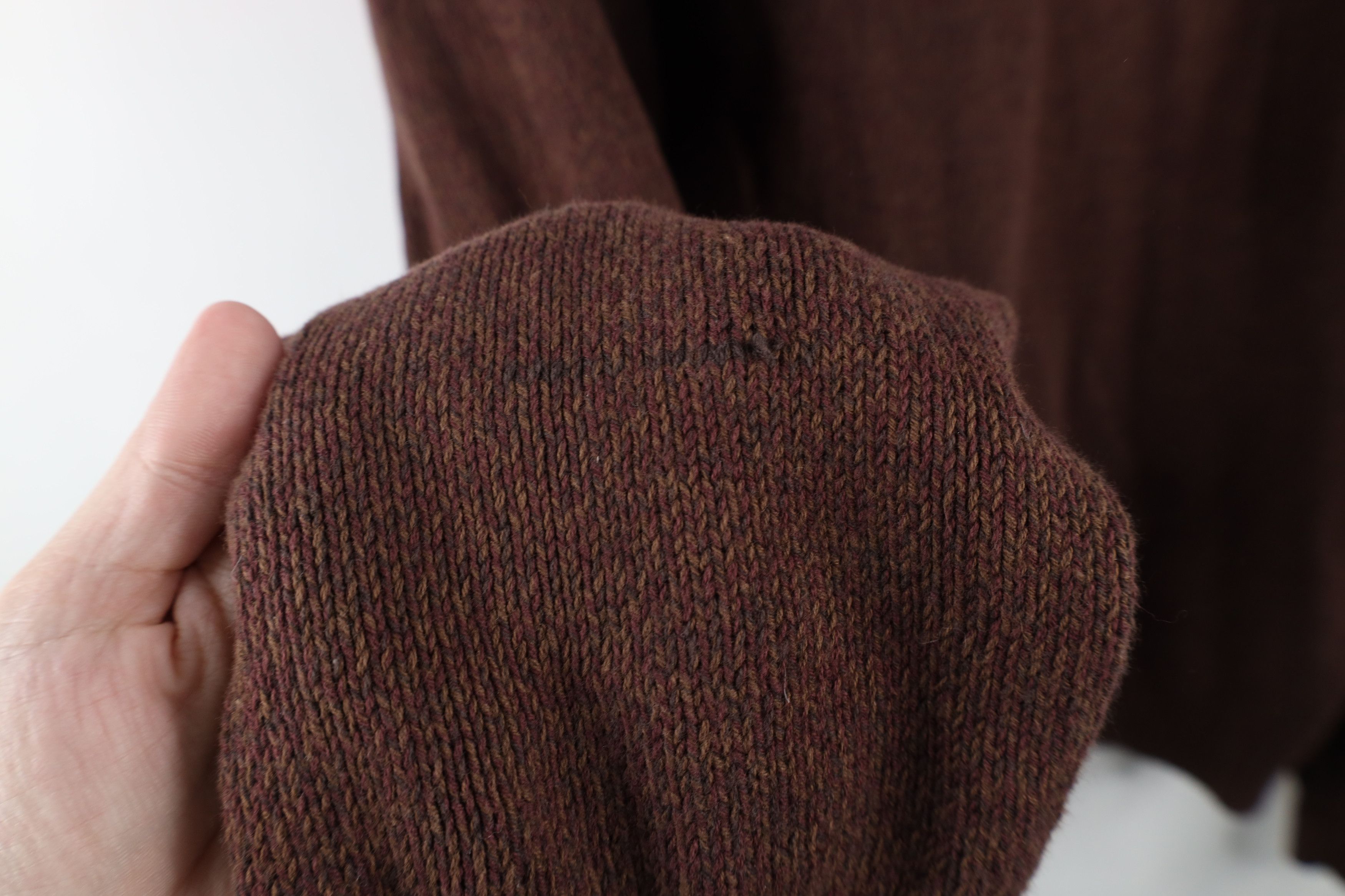 Eddie Bauer × Vintage Vintage Eddie Bauer Ribbed Knit Crewneck Sweater Brown Size US XL / EU 56 / 4 - 6 Thumbnail