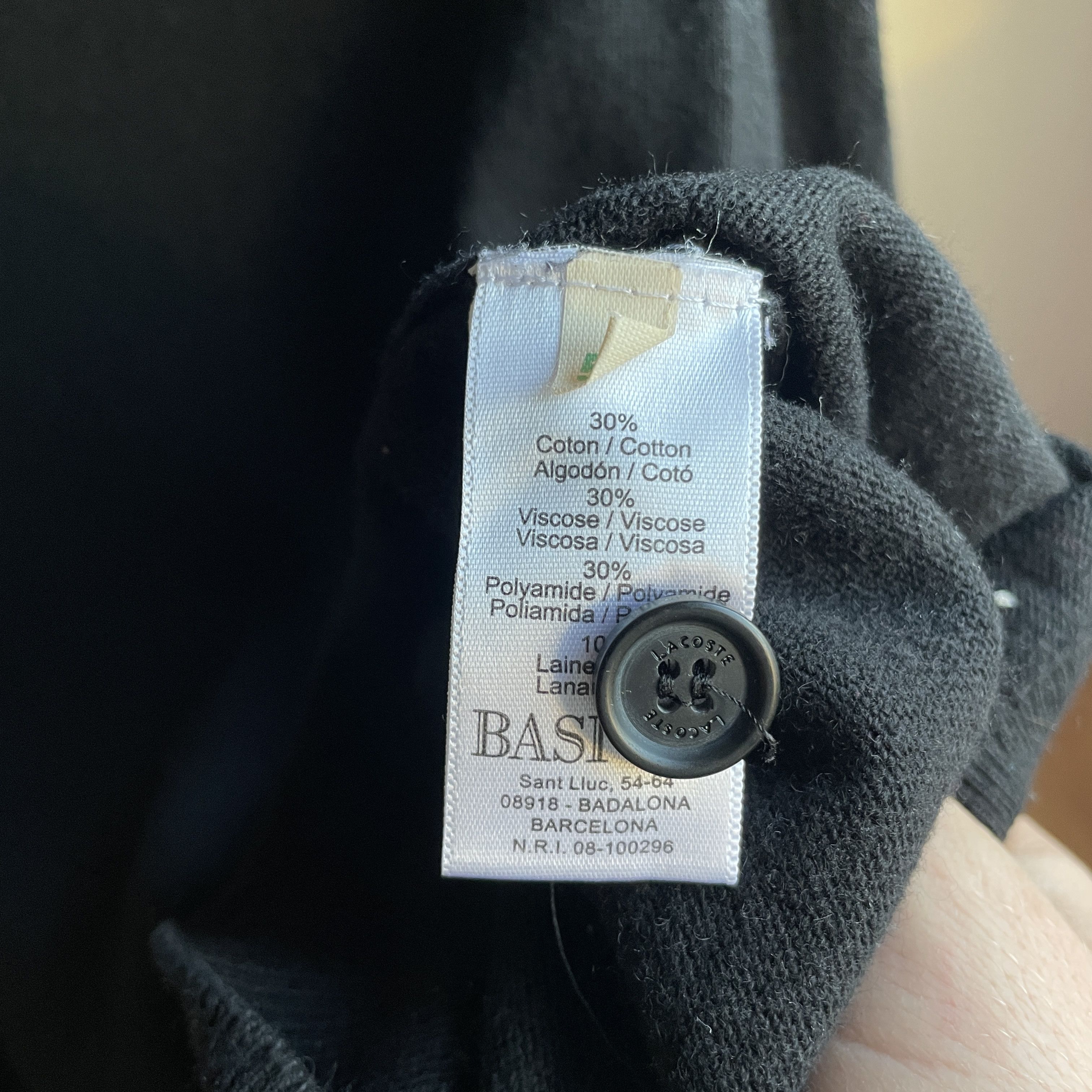 Lacoste Lacoste Vintage Cotton Blend Collared Sweater Size 4 Size US M / EU 48-50 / 2 - 9 Thumbnail