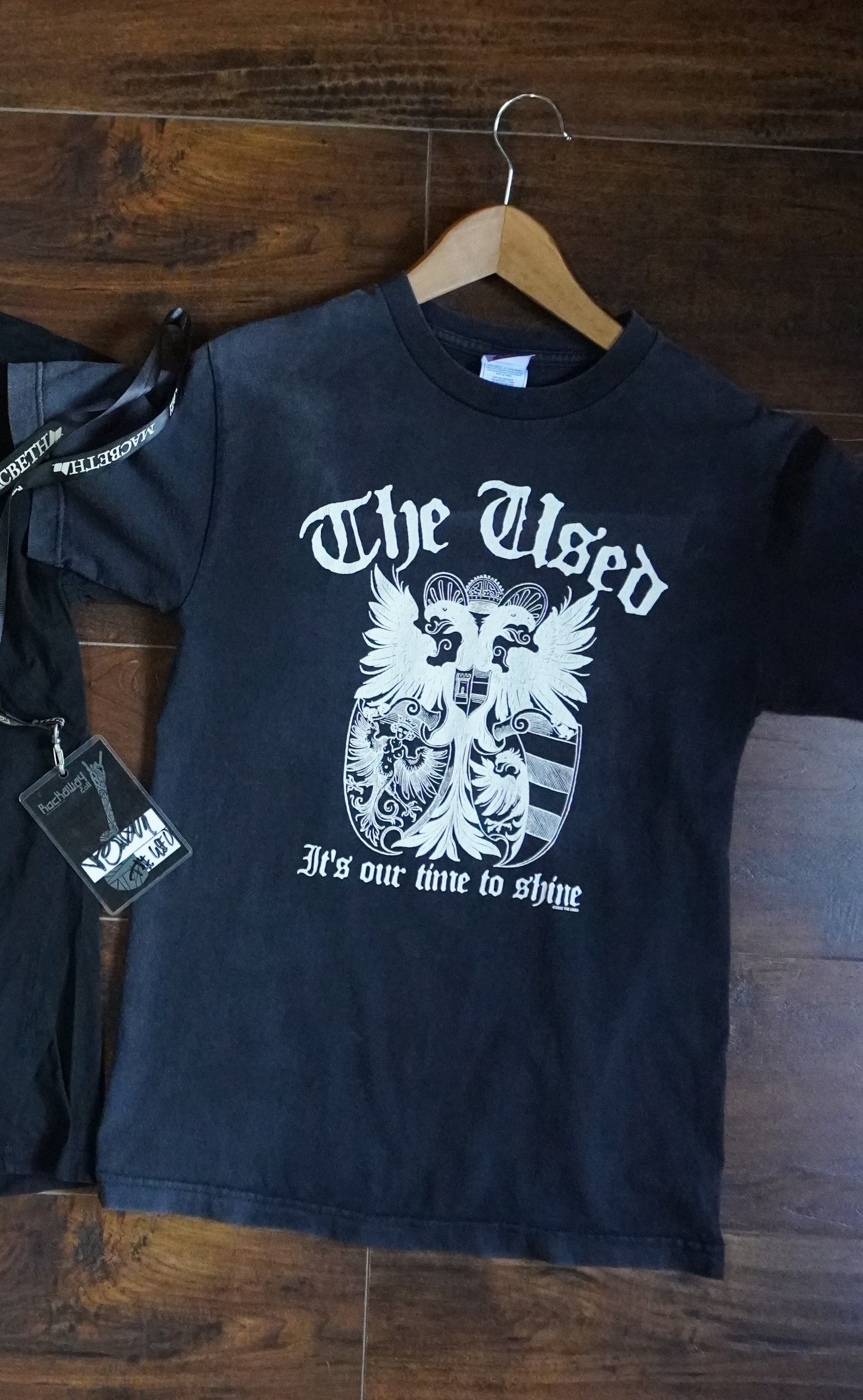 Band Tees × Vintage Vintage Y2k The Used Band 2002 tshirt Free Concert Tag Size US S / EU 44-46 / 1 - 3 Thumbnail