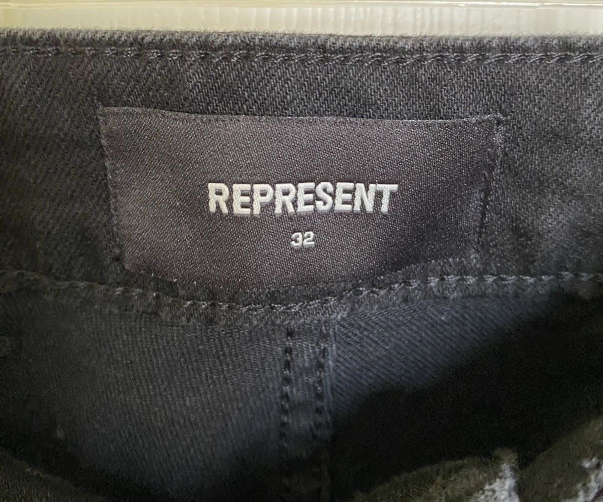 Represent Clo. Represent Clo R1 Destroyer Black Denim Jeans Size 32 Size US 32 / EU 48 - 2 Thumbnail