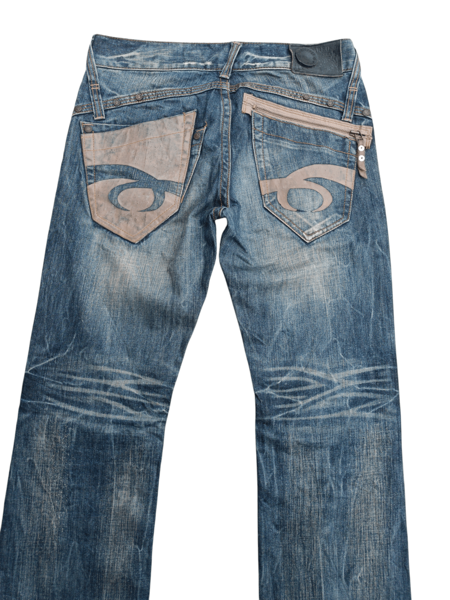 Chip & Pepper × Japanese Brand 🔥FYEE🔥Vintage Red Pepper Distressed Whiskers Denim Size US 32 / EU 48 - 2 Thumbnail