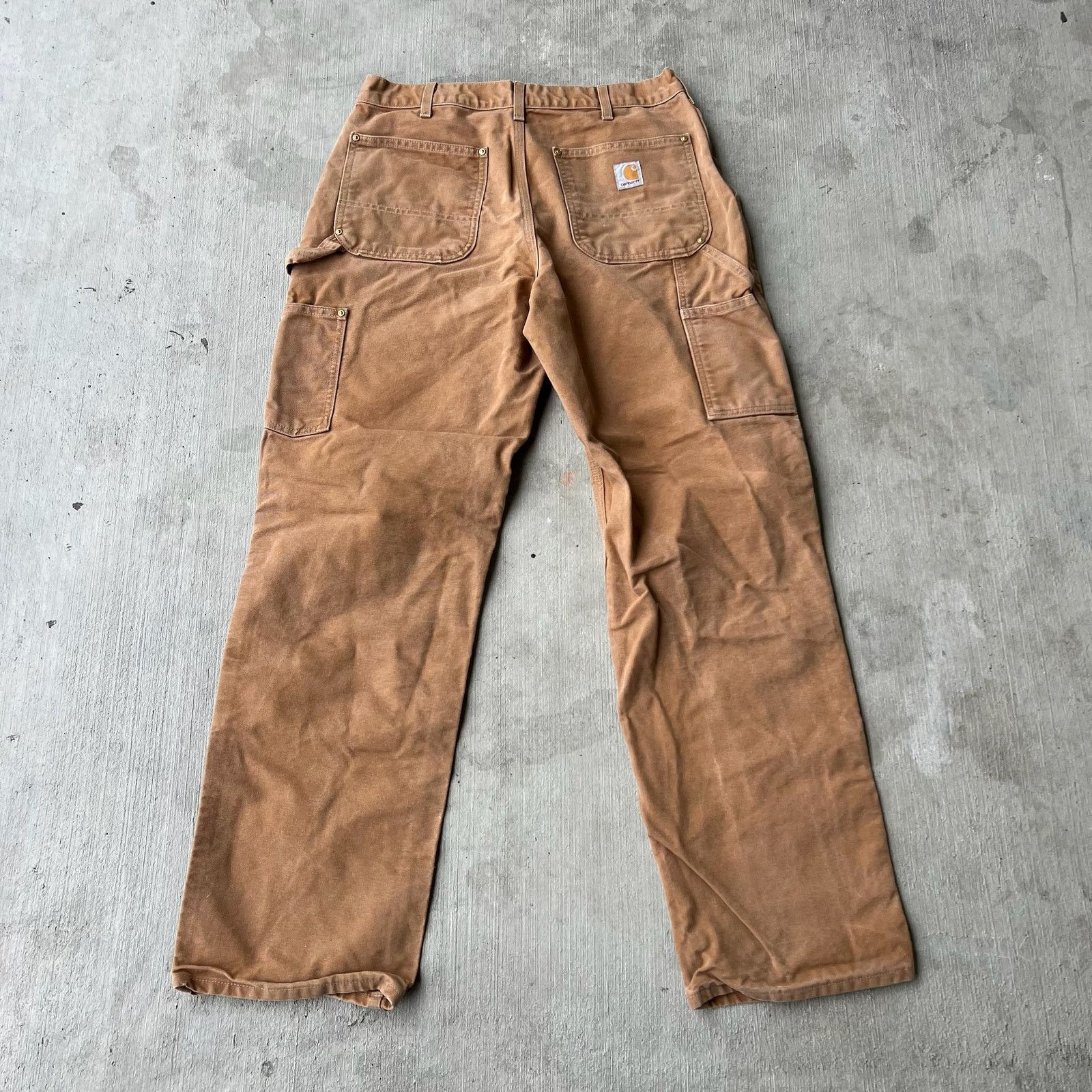 Carhartt × Vintage Carhartt brown double knee work wear carpenter pants Size US 32 / EU 48 - 5 Thumbnail