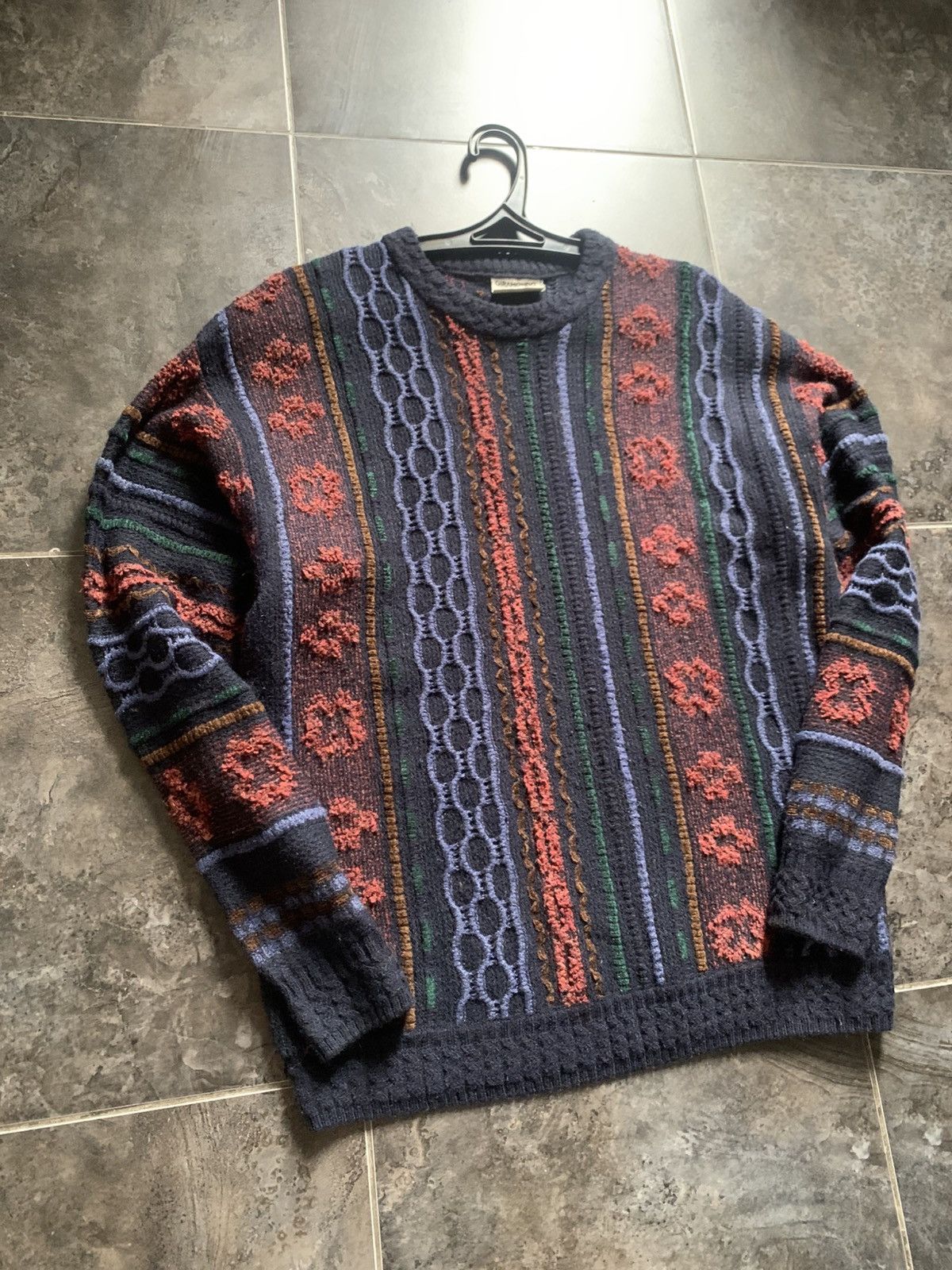 Vintage Vintage Coogi Style Sweater Giramondo Knit Size US L / EU 52-54 / 3 - 4 Thumbnail