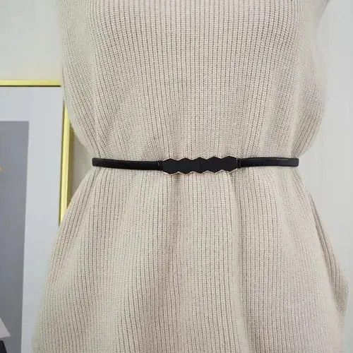 Vintage Y2k Black Elastic Belt Size ONE SIZE - 7 Thumbnail