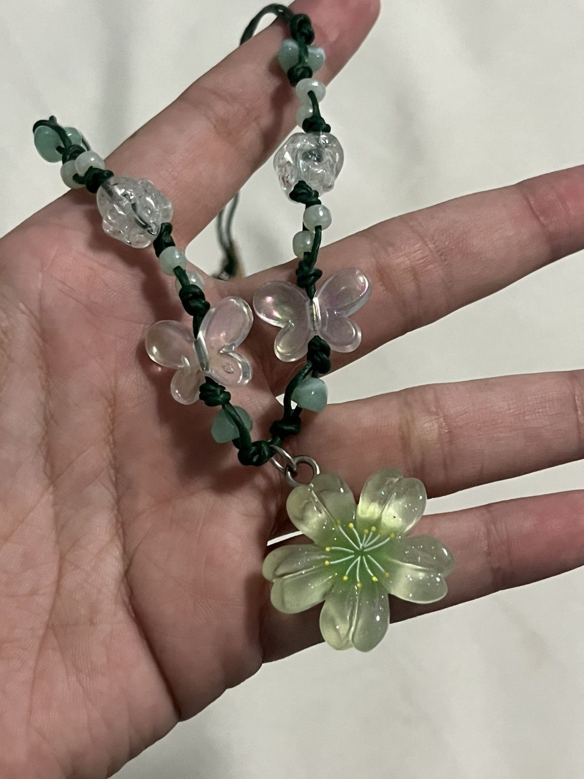 Handmade Waxed cord necklace Size ONE SIZE - 2 Thumbnail