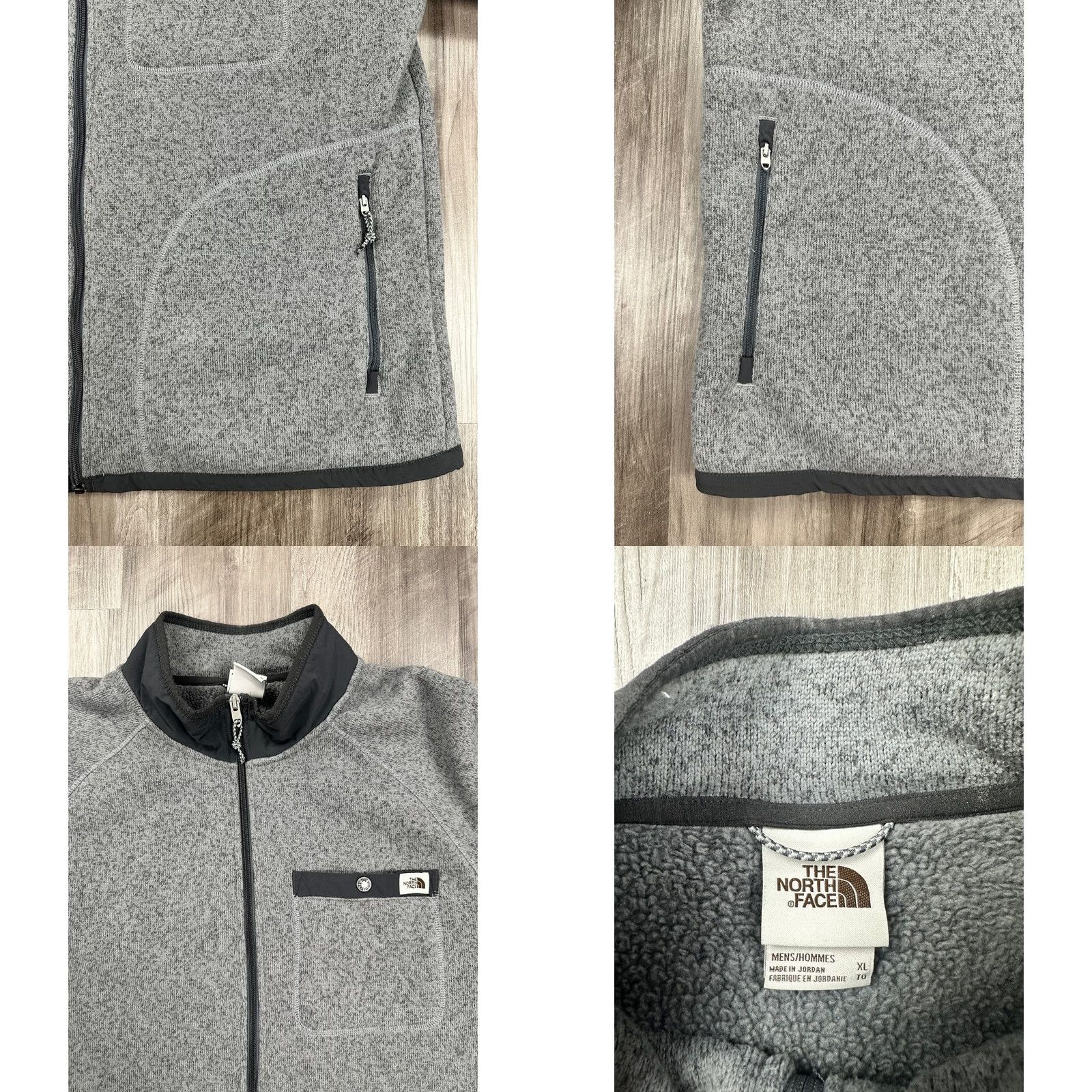 The North Face The North Face Gordon Lyons Full Zip Sweater Fleece Jacket Mens XL Heather Gray Size US XL / EU 56 / 4 - 8 Thumbnail