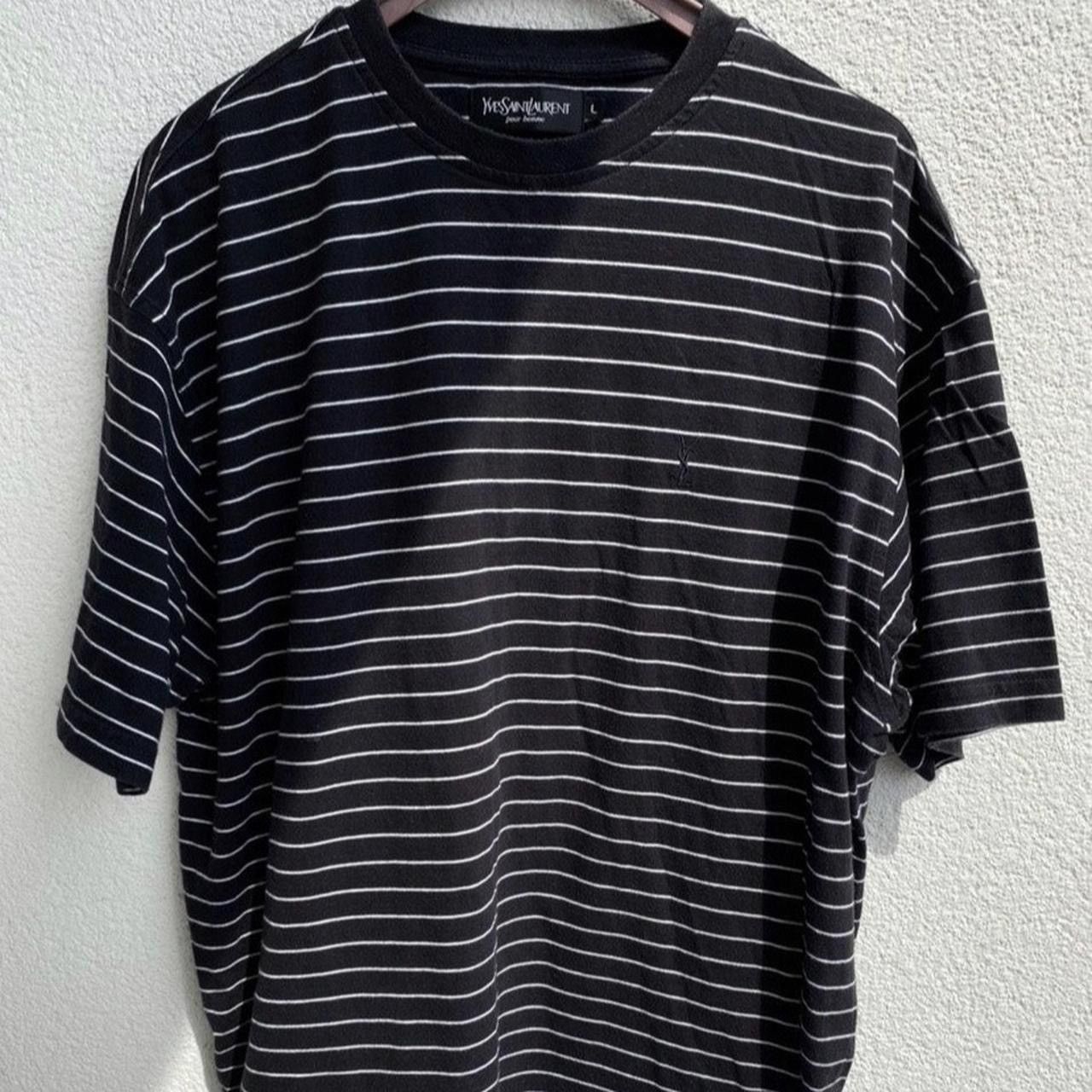 image of Saint Laurent Paris x YVES Saint Laurent YSL T Shirt in Black, Men's (Size Large)