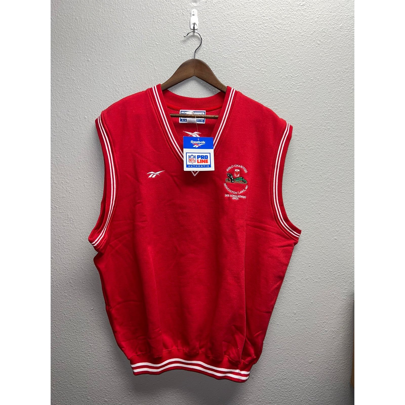 Reebok Vintage Reebok Golfing Sweater Vest Pro Line Golf NWT VTG XL Size US XL / EU 56 / 4 - 1 Thumbnail