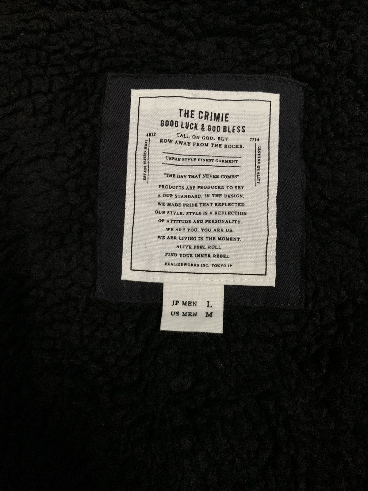 Japanese Brand Vintage The Crimie Canvas Sherpa Lined Trucker/Chore Jacket Size US M / EU 48-50 / 2 - 19 Thumbnail