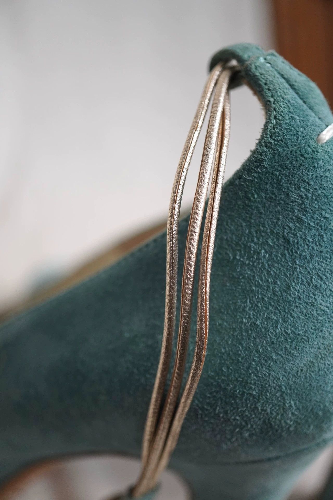 Other MMM 2000s Aqua Suede High Heel 37 Size US 6.5 / IT 36.5 - 6 Thumbnail