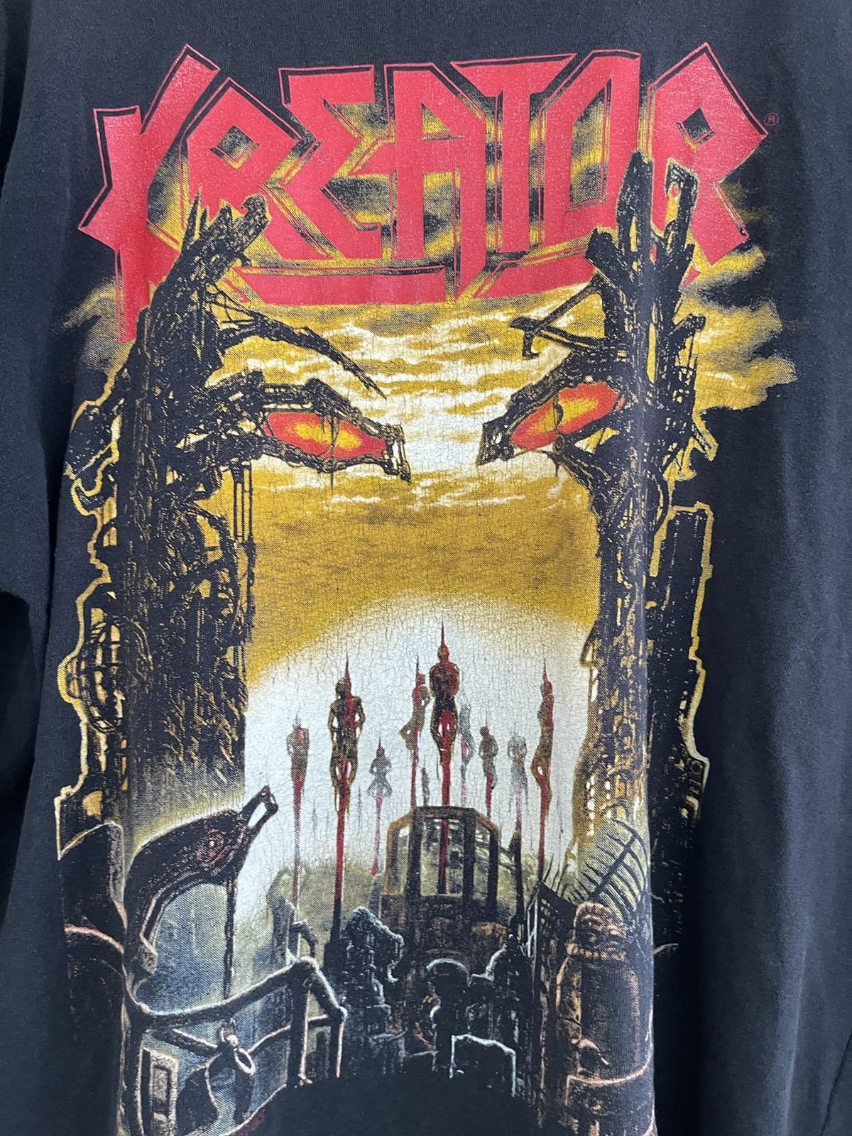 Band Tees × Vintage Vintage 1993 Kreator Line Up Longsleeve Size US L / EU 52-54 / 3 - 5 Thumbnail