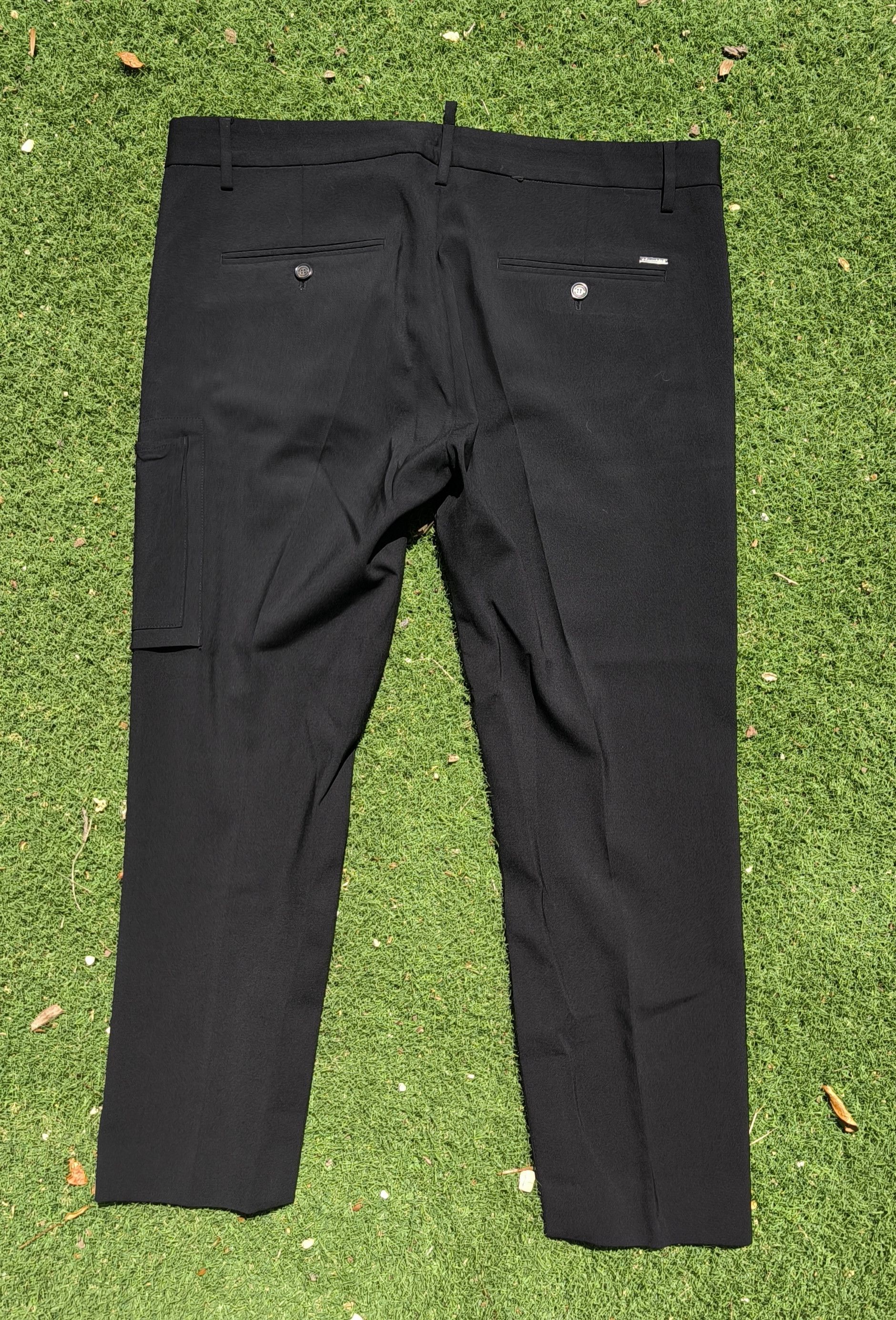Dsquared2 Dsquared2 Virgin Wool Zip-Cargo Trousers (SS23) Size US 36 / EU 52 - 7 Thumbnail