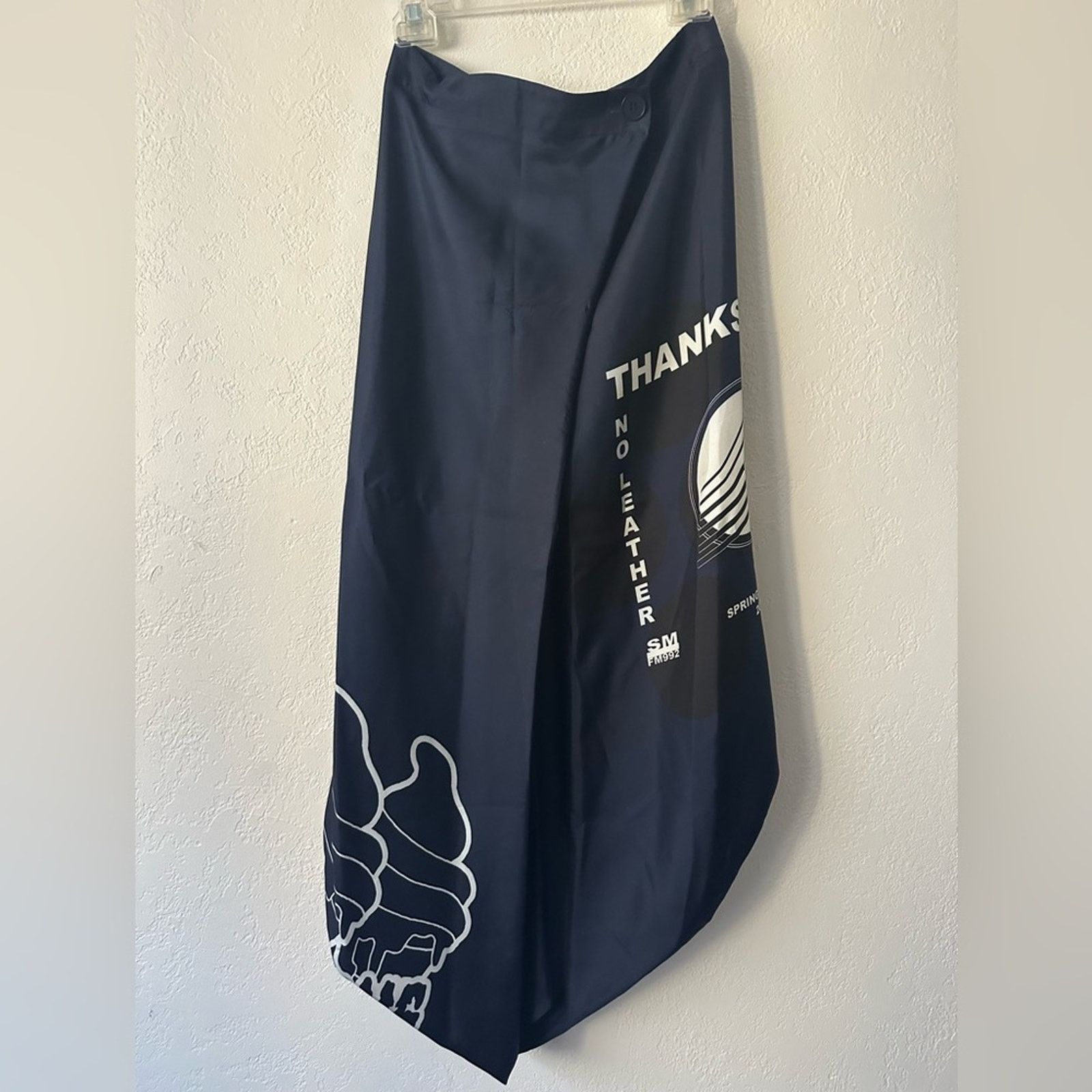 Stella McCartney SS17 Silk Harem Pants IT 38 Vibrant Blue White Graphic Print Size 26" / US 2 / IT 38 - 13 Thumbnail