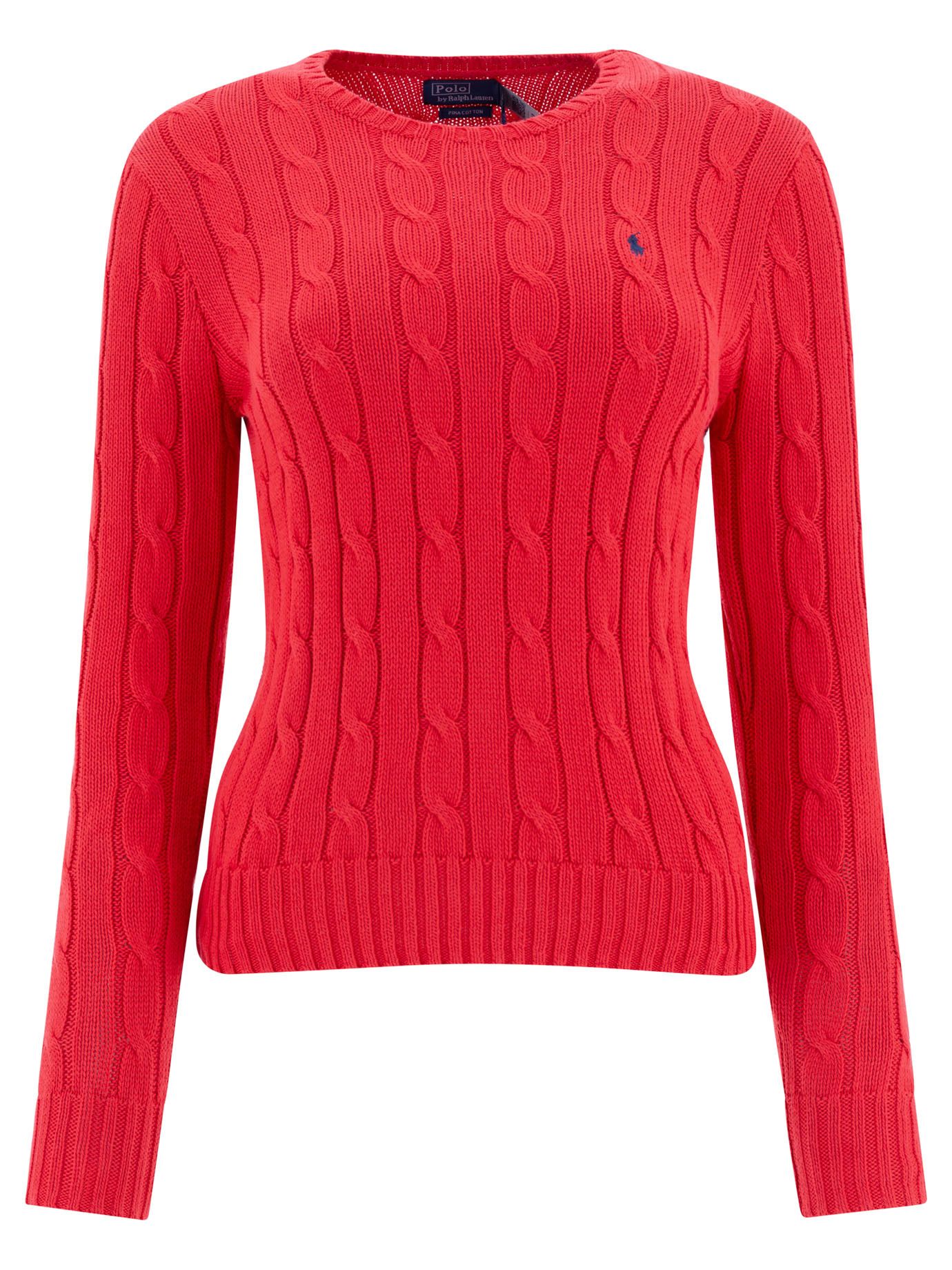 Polo Ralph Lauren Crew-Neck Cable-Knit Sweater Size L / US 10 / IT 46 - 1 Thumbnail