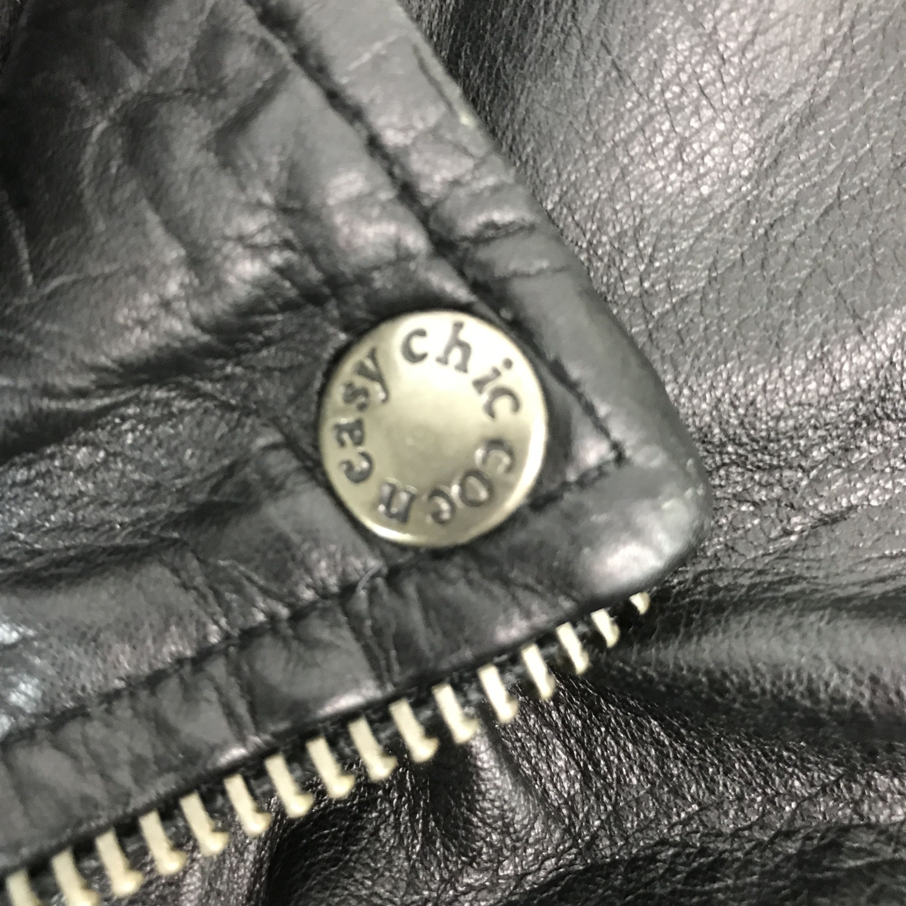 14th Addiction × If Six Was Nine × Japanese Brand COEN JAPAN DESIGN DOUBLE COLLAR LEATHER JACKET Size US XS / EU 42 / 0 - 8 Thumbnail