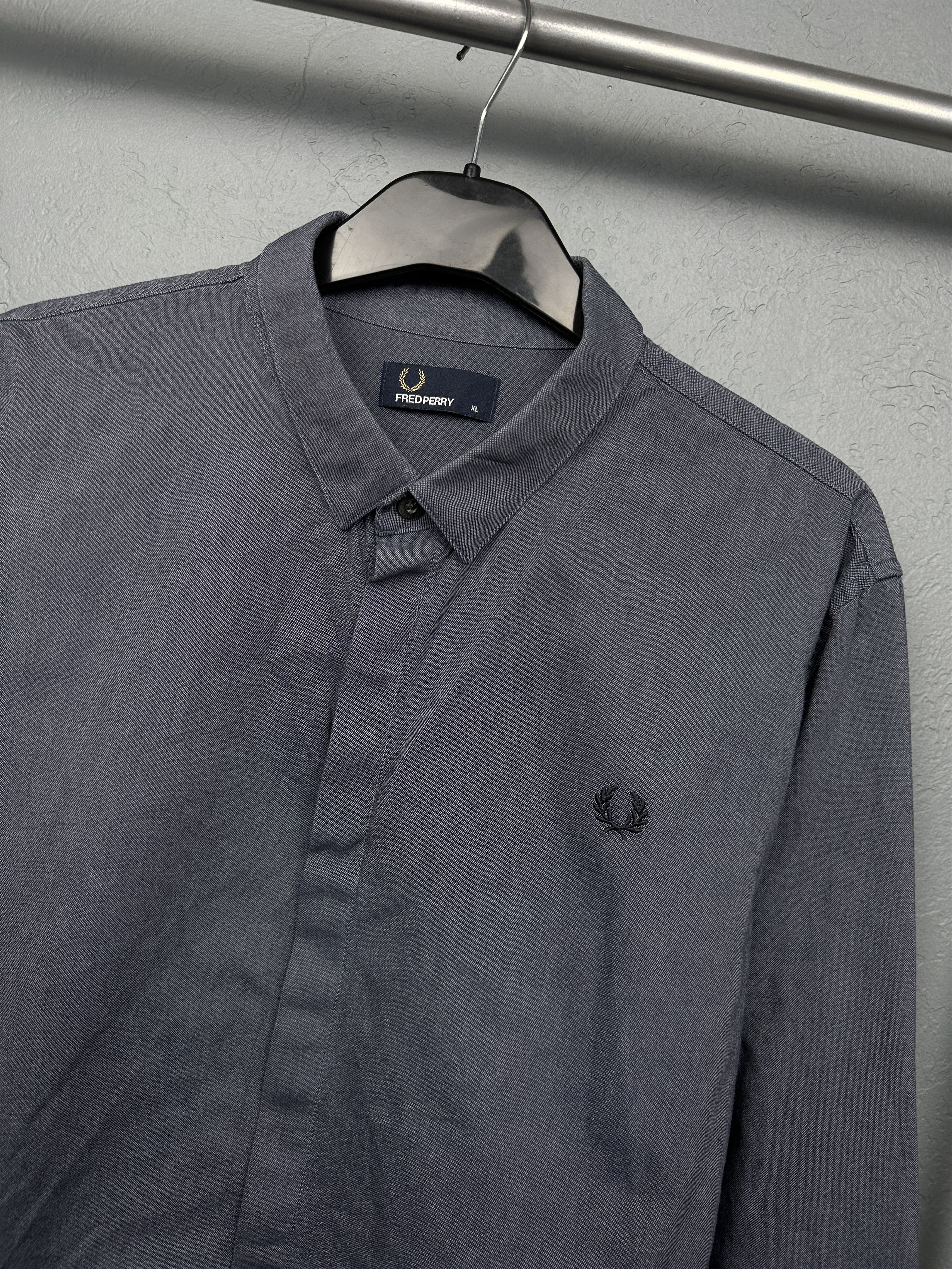 Fred Perry × Vintage Fred Perry Vintage Mens Long Sleeve Shirt Size US XL / EU 56 / 4 - 2 Thumbnail