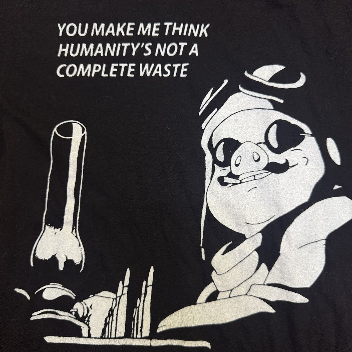 Anime PORCO ROSSO Movie Studio Ghibli Tee Shirt Hayao Miyazaki Size XS / US 0-2 / IT 36-38 - 4 Thumbnail