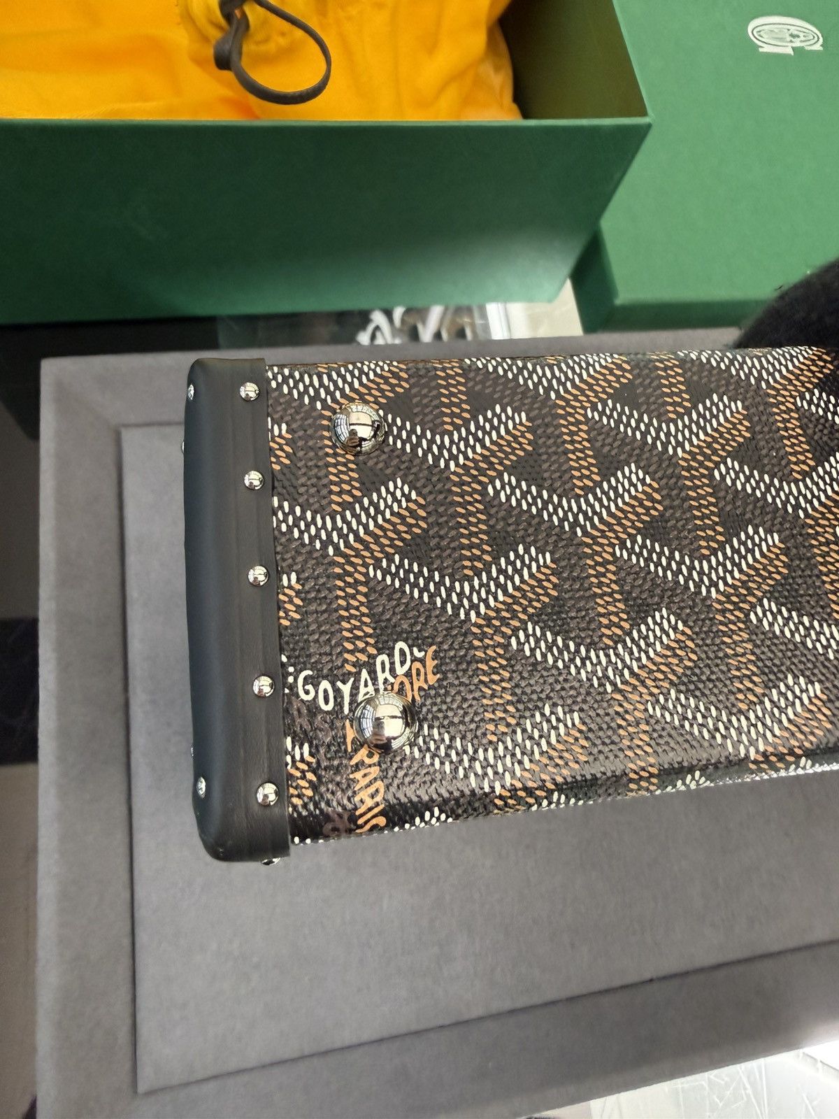 Goyard Goyard Trunk Bag Crossbody Black NEW + Shoulder strap Size ONE SIZE - 9 Thumbnail