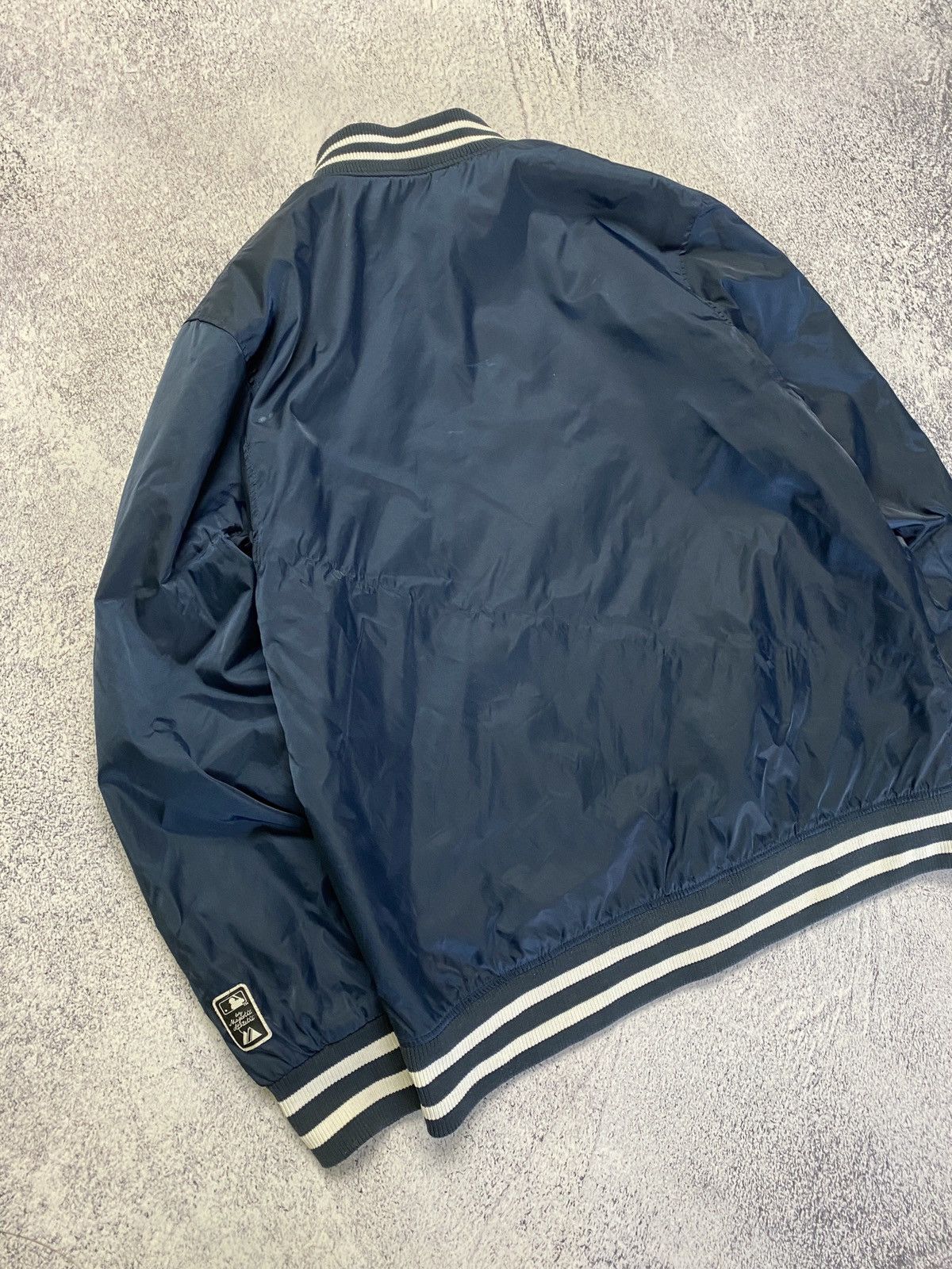 Majestic × New York Yankees × Vintage Vintage Majestic MLB New York Yankees Bomber Jacket Size US XXL / EU 58 / 5 - 9 Thumbnail