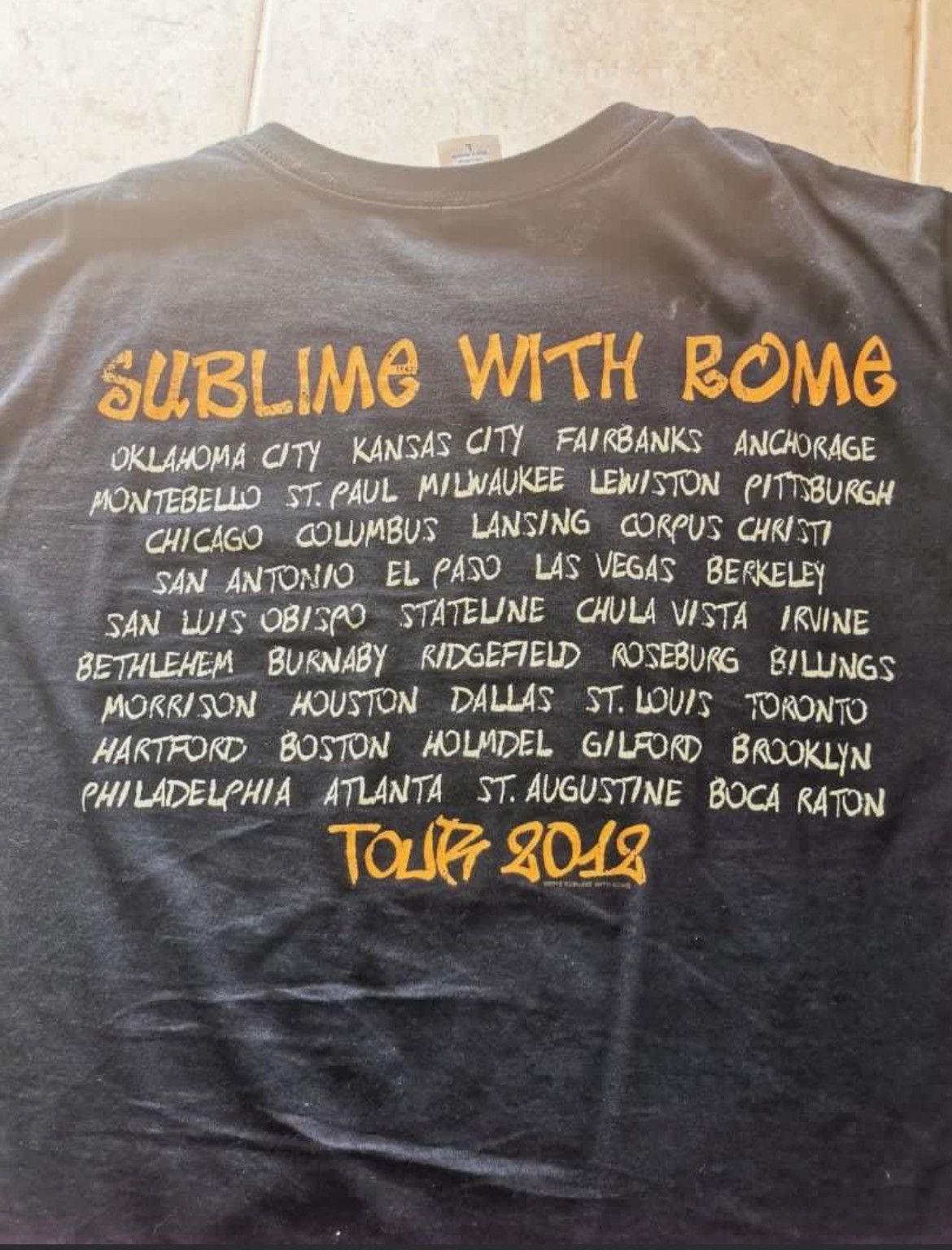 Band Tees Vintage Y2K Band SWR Sublime with Rome Tour 2018 Size US L / EU 52-54 / 3 - 4 Thumbnail