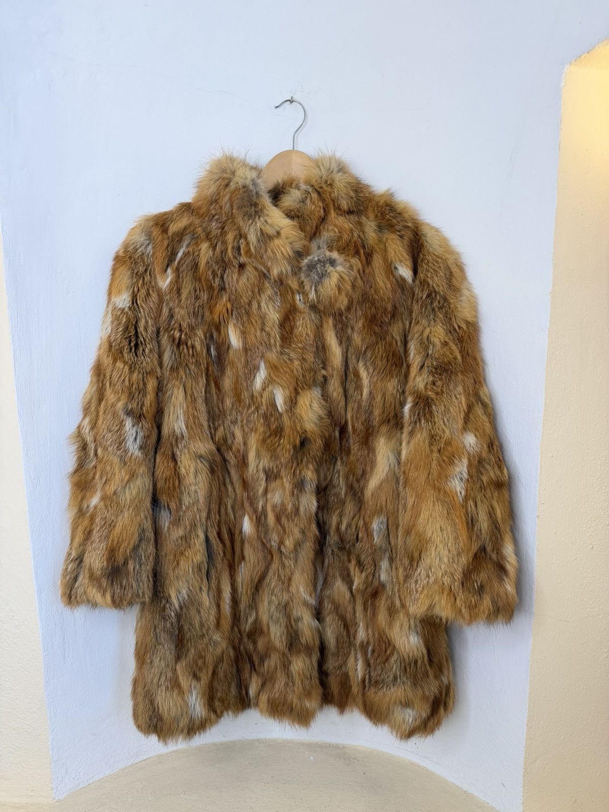 Jean Paul Gaultier Rare Archive 90s JPG Classique Patchwork Fox Fur Coat Size M / US 6-8 / IT 42-44 - 5 Thumbnail