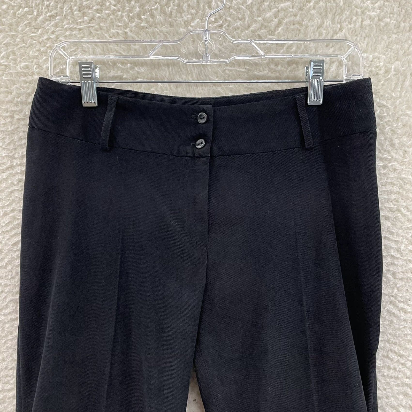 Vintage VINTAGE 90s Y2K Dress Pants Black Trousers Slacks Office Grunge 8 28 29 Women’s Size 30" / US 8 / IT 44 - 3 Thumbnail