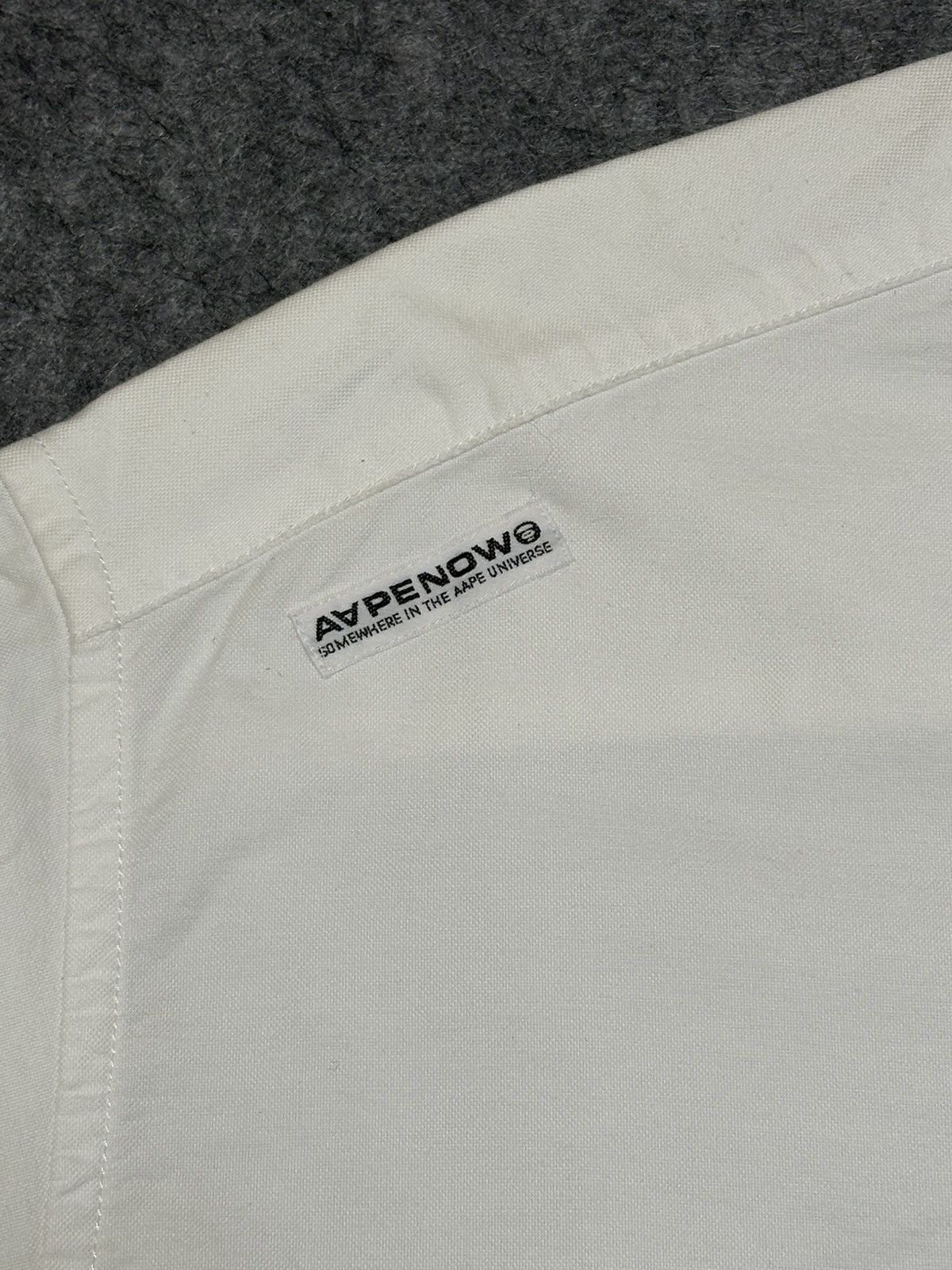 Aape AAPE BY *A BATHING APE® long-sleeved Oxford shirt. Size US S / EU 44-46 / 1 - 10 Thumbnail