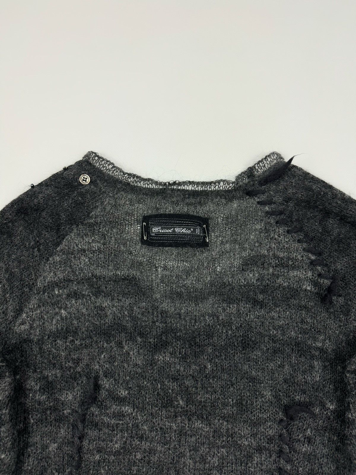 Other Y2K Tricot Chic Knit Cardigan Sweater Made in Italy Size L / US 10 / IT 46 - 9 Thumbnail