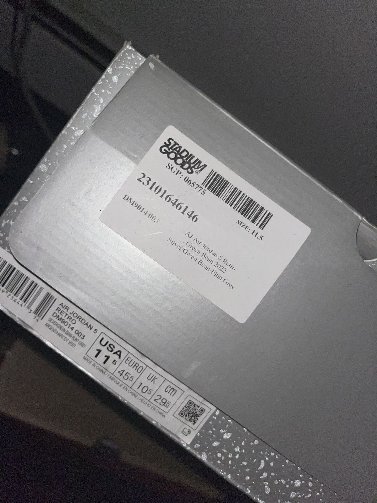 Jordan Brand Green bean 5’s wore once,grey laces included, with box Size US 11.5 / EU 44-45 - 2 Thumbnail