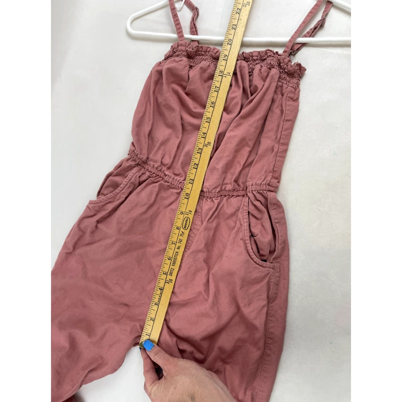 Abercrombie & Fitch Abercrombie & Fitch Jumpsuit Women Size 13/14 Pink Sleeveless One-Piece Casual Modern Size 34" / US 12 / IT 48 - 7 Thumbnail