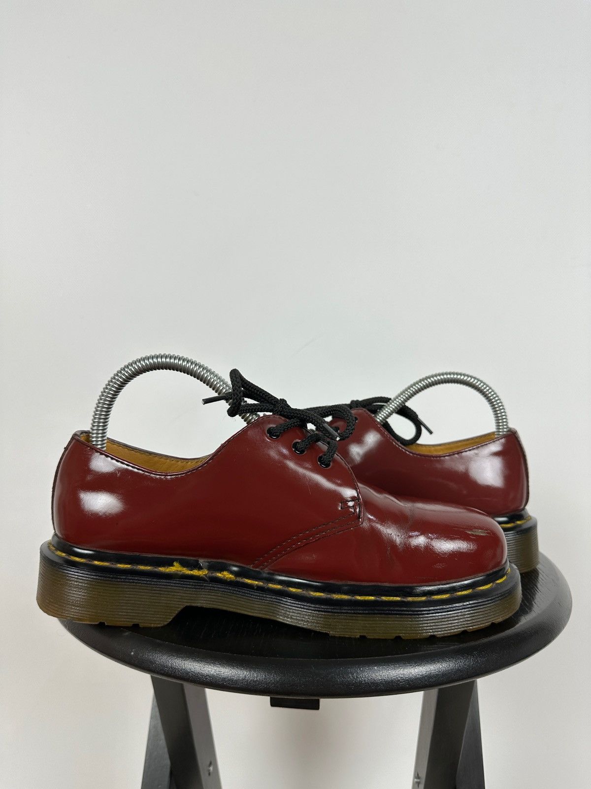 Dr. Martens Dr Martens Cherry Red Leather Oxford Casual Shoes 11838 Size US 7 / IT 37 - 9 Thumbnail